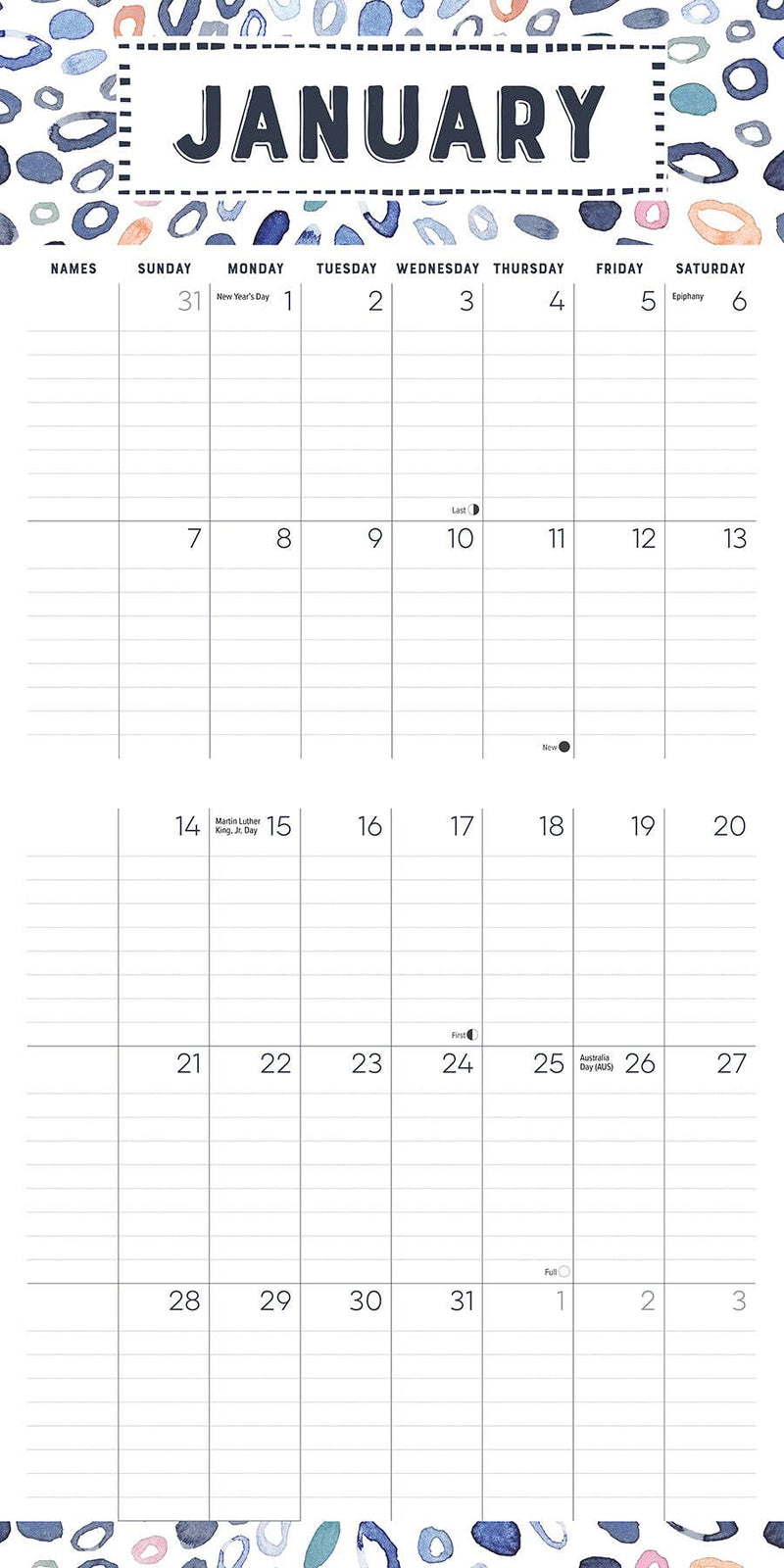 Family Planner 2024 Wall Calendar