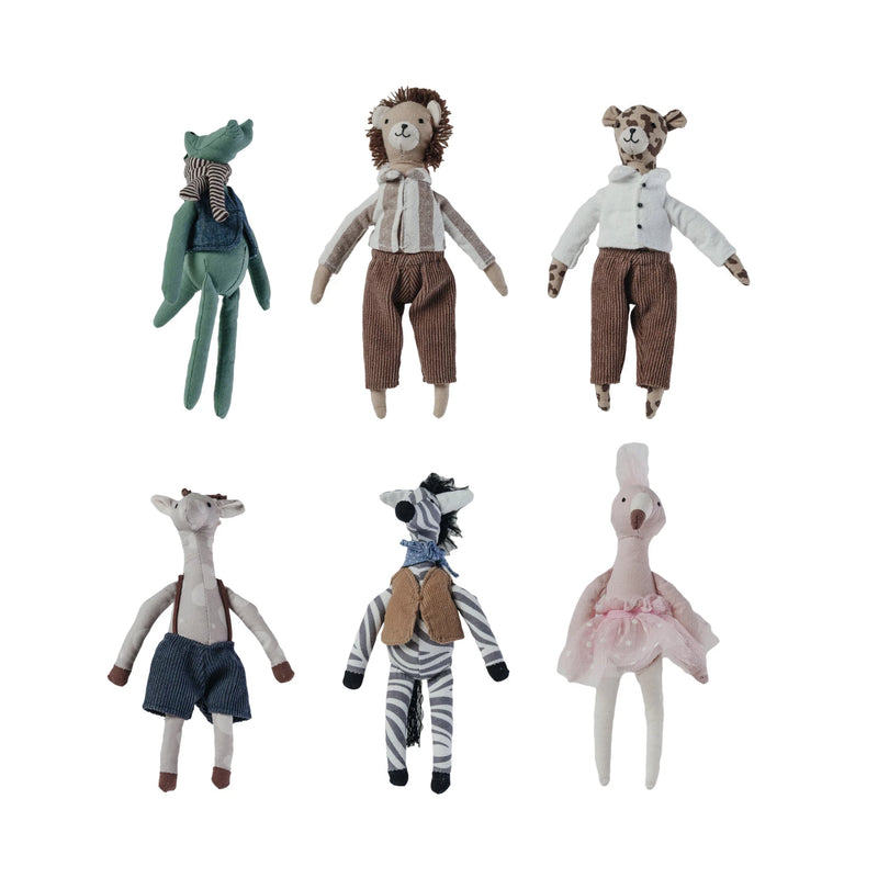 Plush Savannah Animal in Clothes (Assorted)