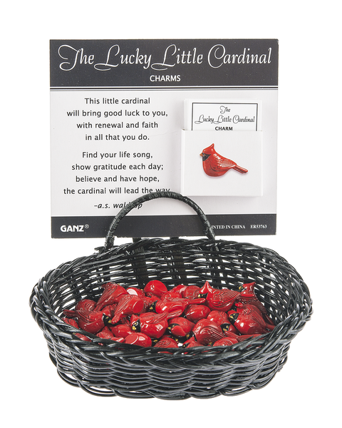 The Lucky Little Cardinal Charm