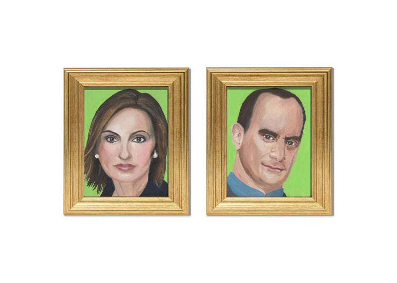 Law & Order: SVU, Benson and Stabler Pair of Prints