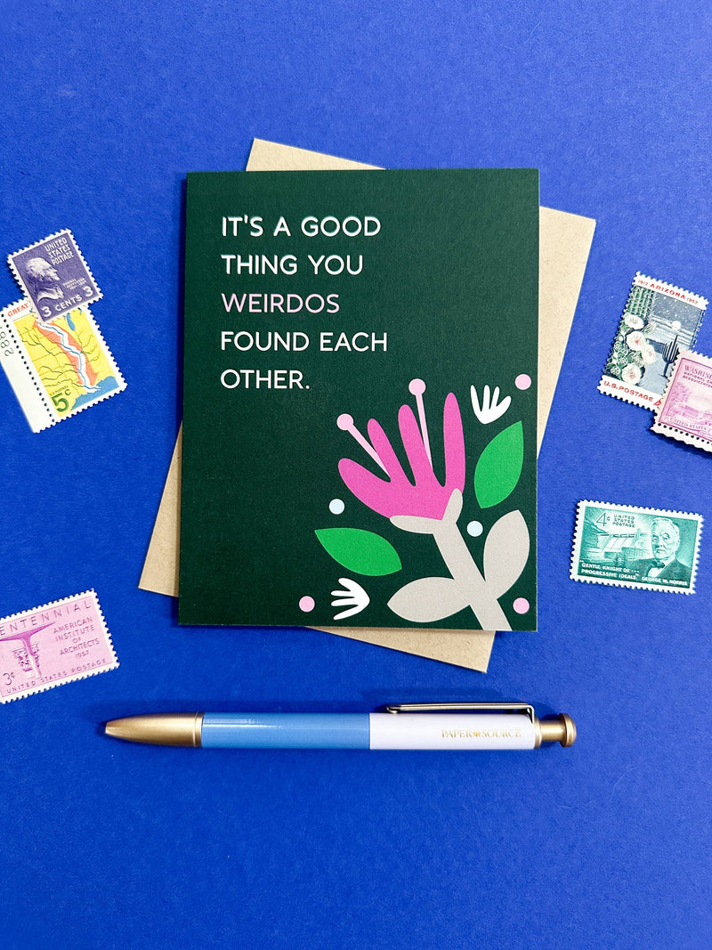 Weirdos Wedding Card