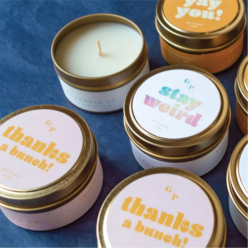 Thanks a Bunch! 4oz. Candle Tin