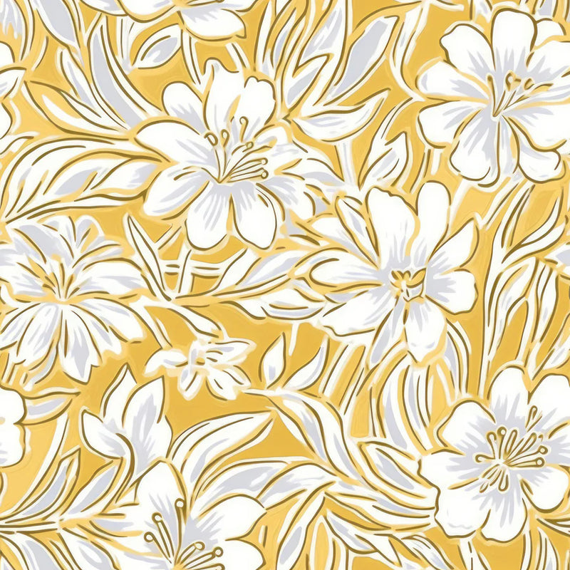 Beau Bottles Grandmillenial Gold Flower Wrap - La Marca Edition