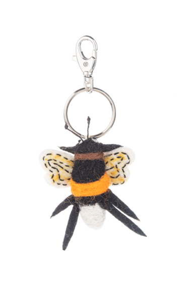 Insect Felted Keychain