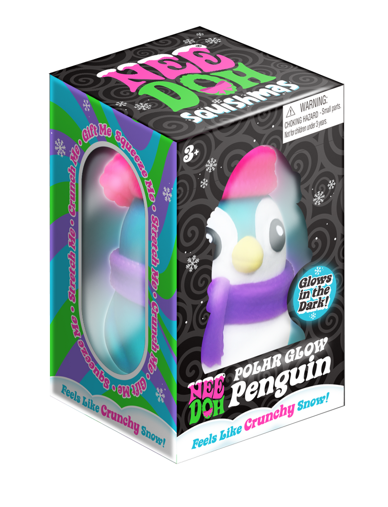 Nee Doh Polar Glow Penguin