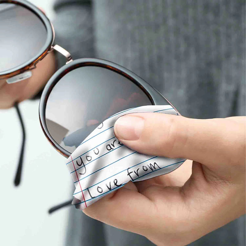 Customizable Handwritten Letter Cleaning Cloth