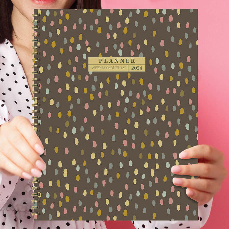 2024 Rain Drops Large Weekly/Monthly Planner