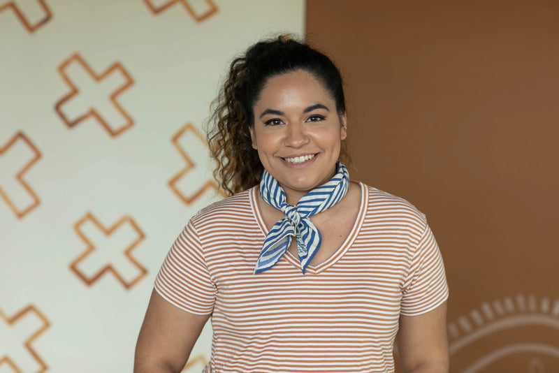 No. 015 Sammie Bandana in Blue