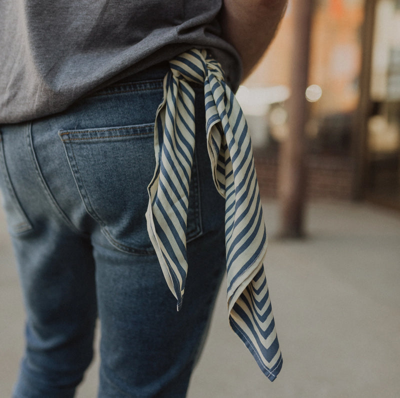 No. 015 Sammie Bandana in Blue