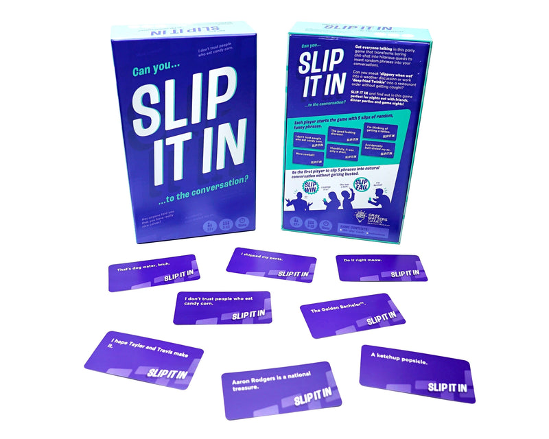 Slip It In Conversation Party Game