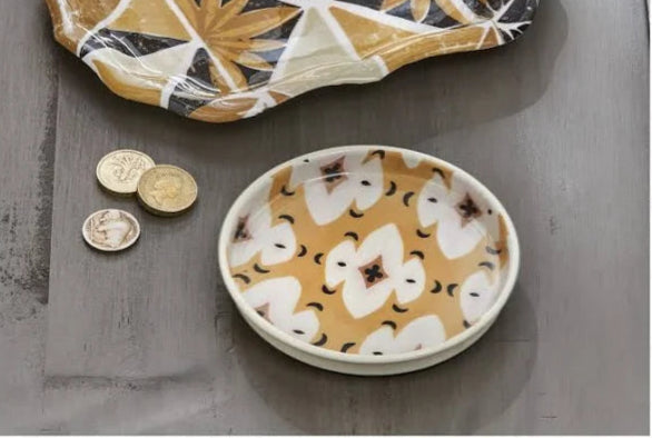 Block Print Trinket Dish