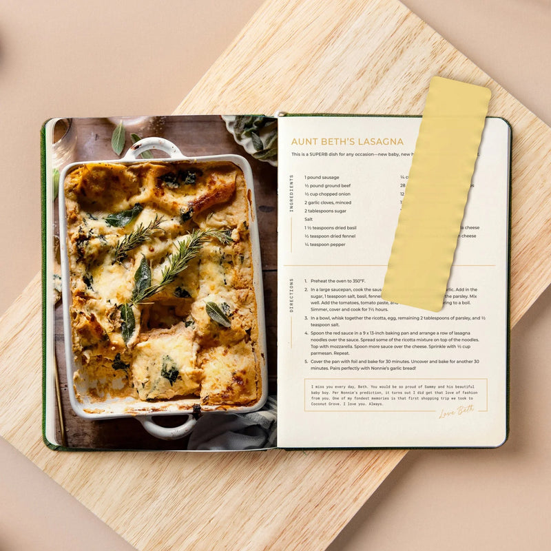 Use Your Noodle Lasagna Bookmark