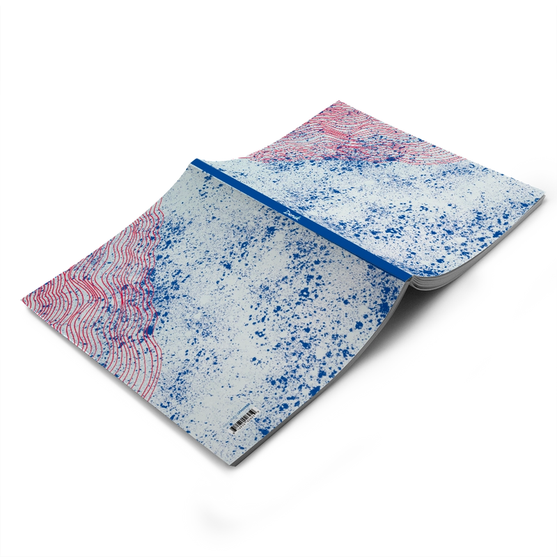 Wavy Lines Softcover Medium Sketchbook