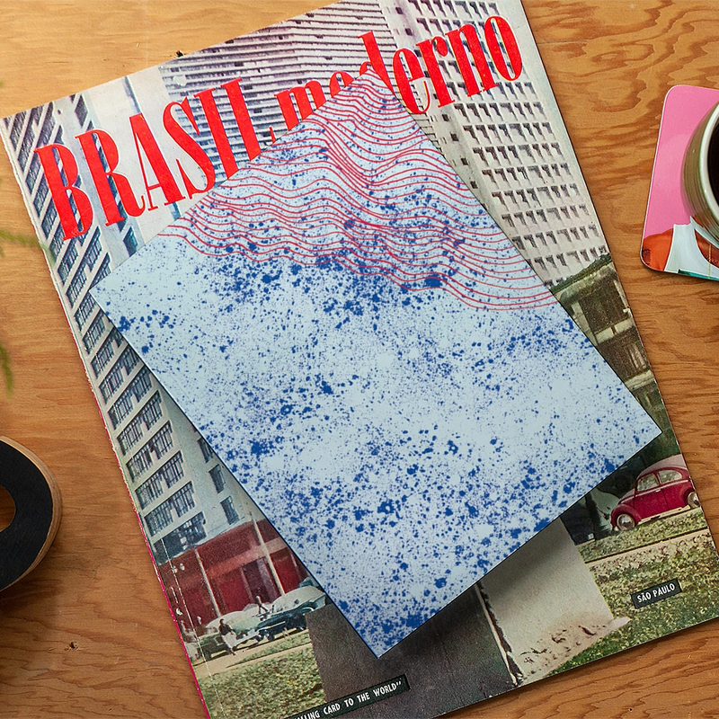 Wavy Lines Softcover Medium Sketchbook