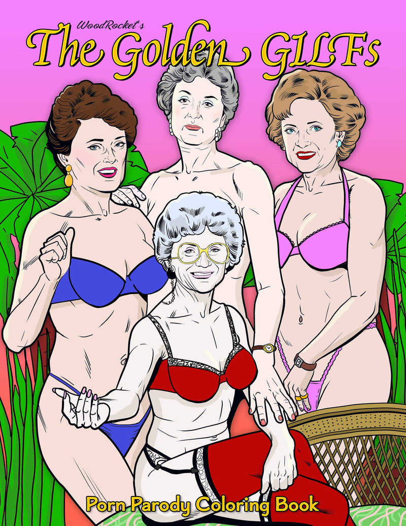 Golden GILFs Porn Parody Coloring Book
