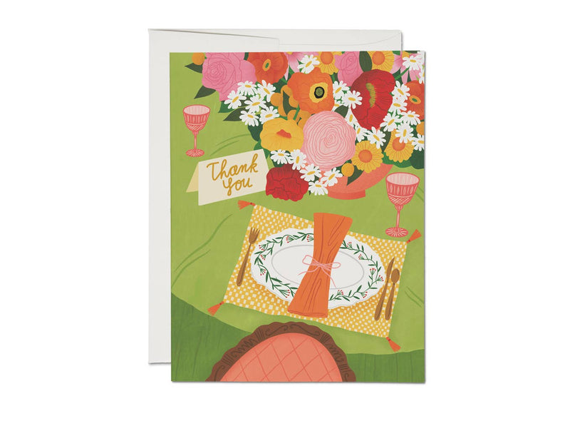 Be Our Guest Thank You Greeting Card