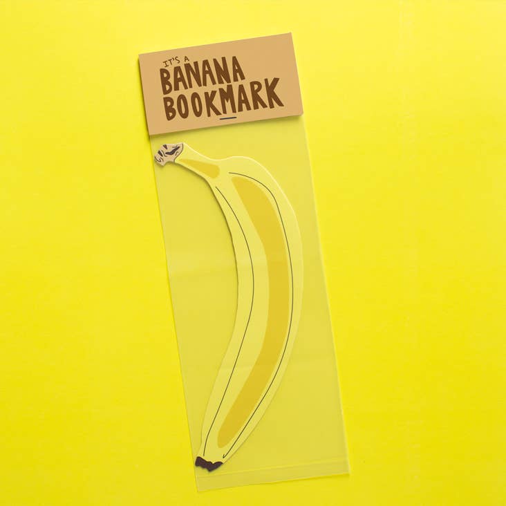 Banana Die Cut Bookmark