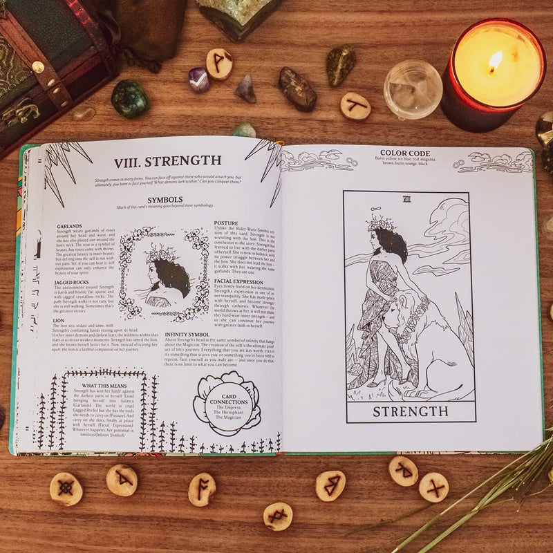 Modern Witch Coloring Book