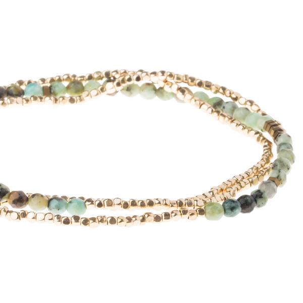 Delicate African Turquoise Wrap