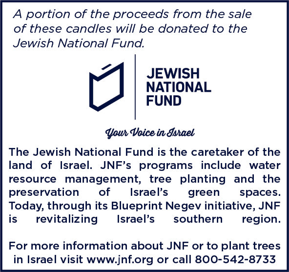 Tri-Color Blue Premium Hanukkah Candles