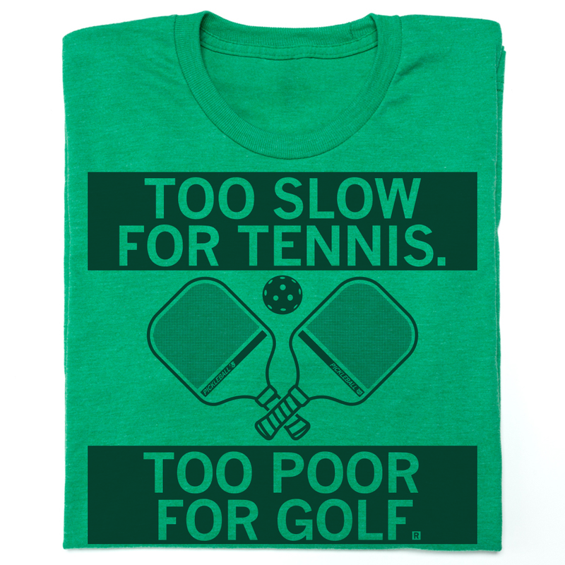 Pickleball: Too Slow For Tennis Tee