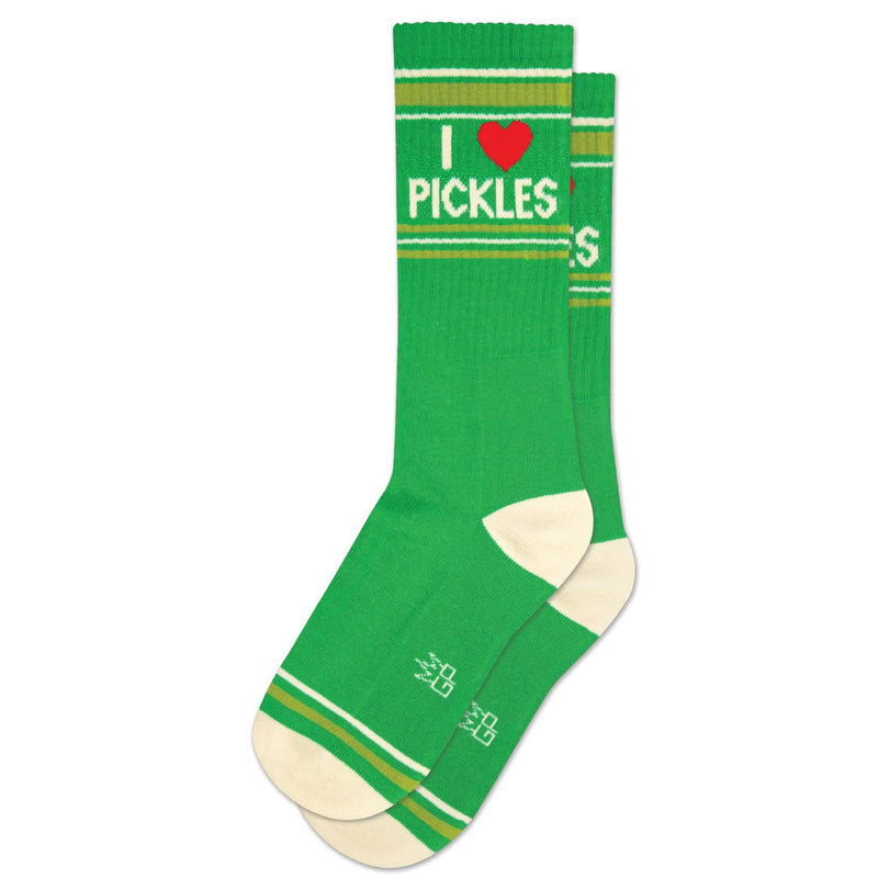 I Heart Pickles Gym Socks