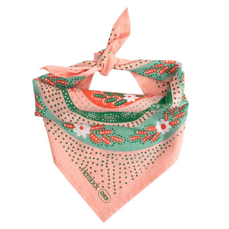 No. 069 Pink Snakes Bandana
