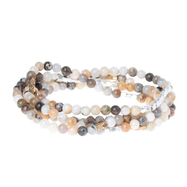 Stone Wrap - Mexican Onyx/Silver/Gold