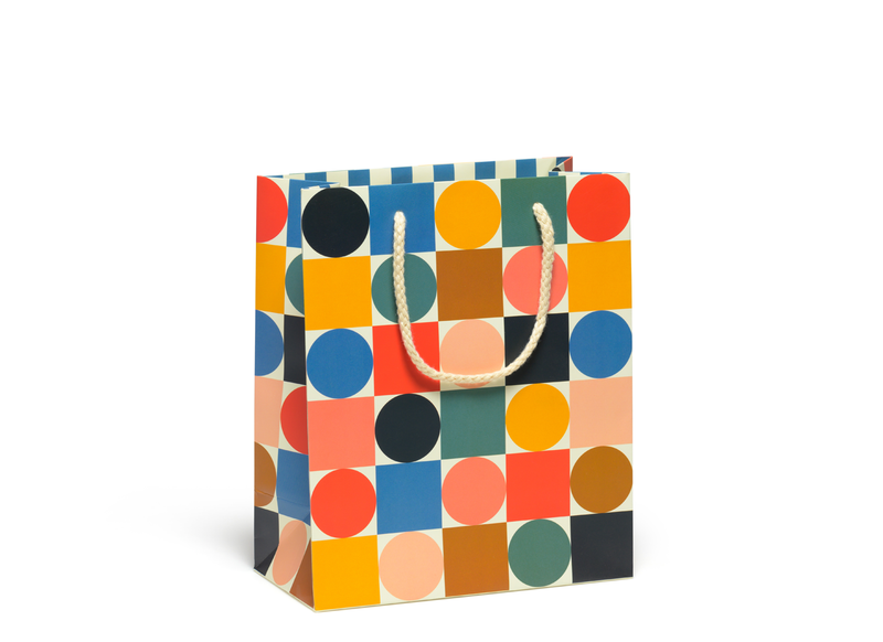 Circles and Squares Gift Bag - Small