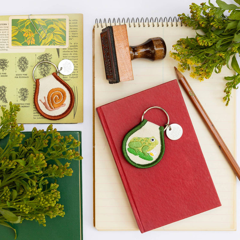 Snail Patch Keychain