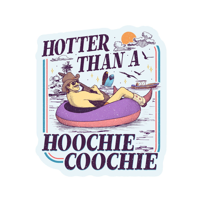 Hoochie Coochie Lake Country Sticker
