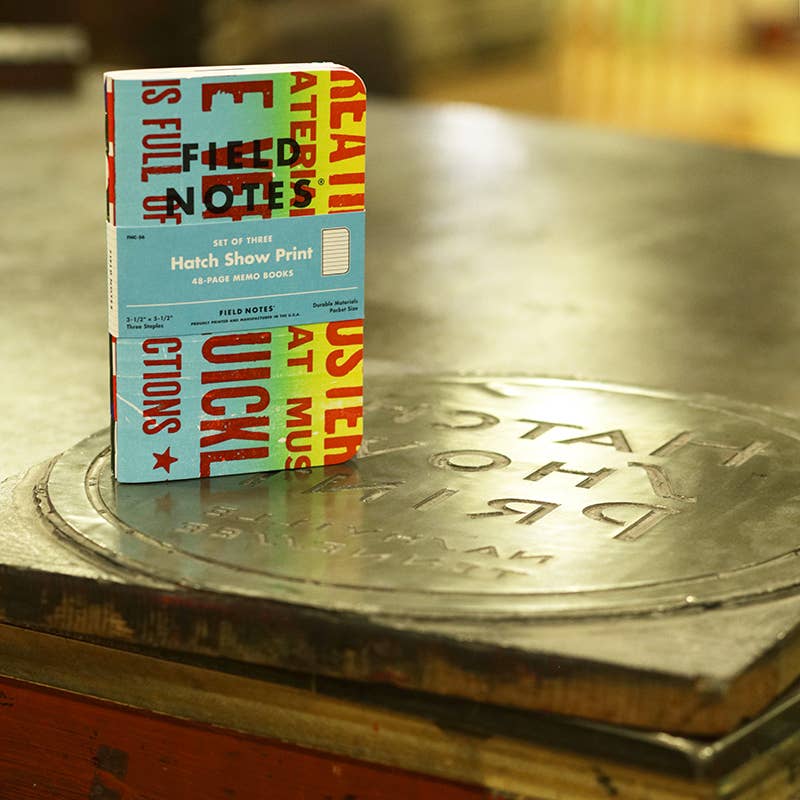 Hatch Show Print Memo Book 3-Pack