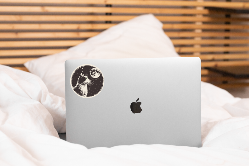 Moon Cat Sticker