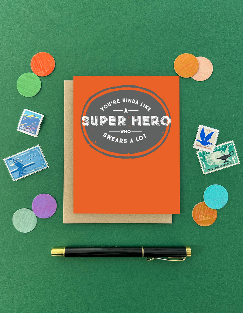 Super Hero Dad Card