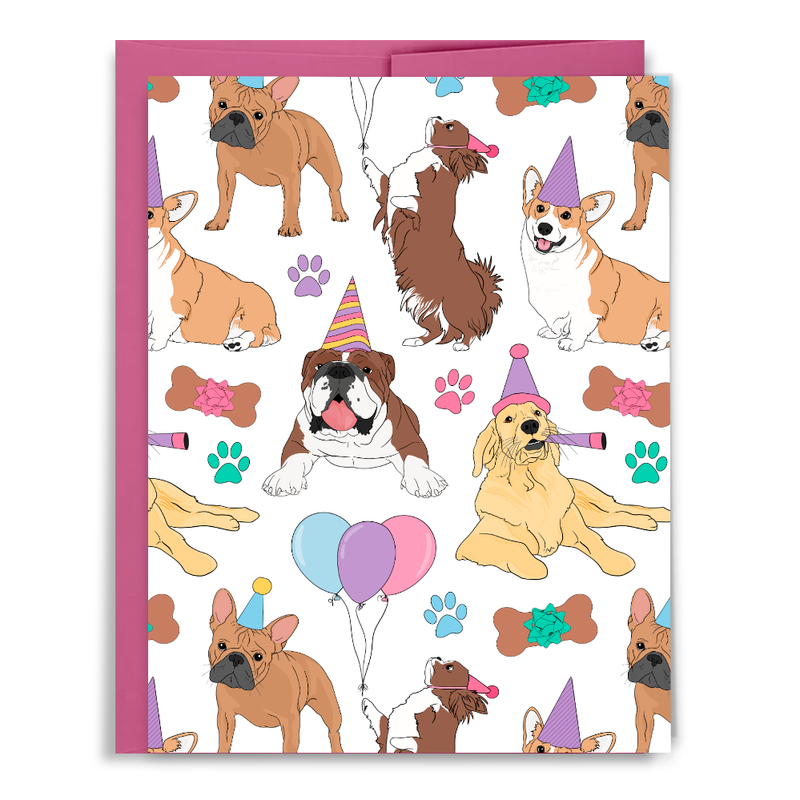 Birthday Dogs Card