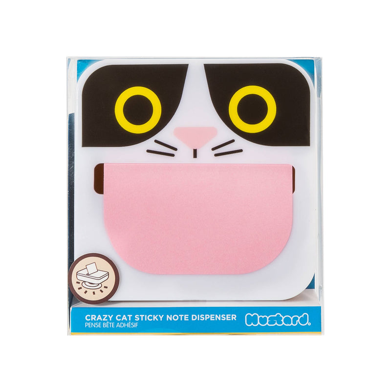 Crazy Cat Sticky Note Dispenser