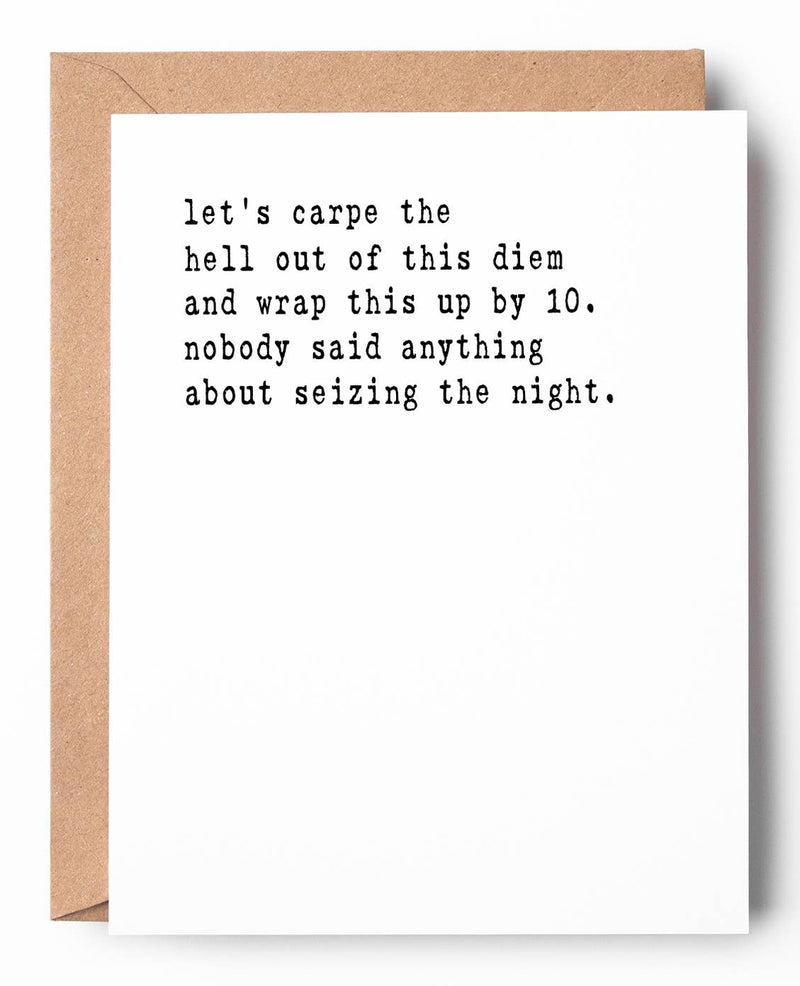 Carpe This Diem Birthday Card