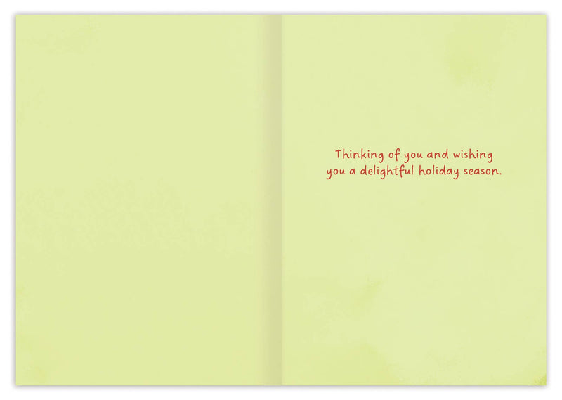 Festive Townhouse Scene Christmas Card Set of 10