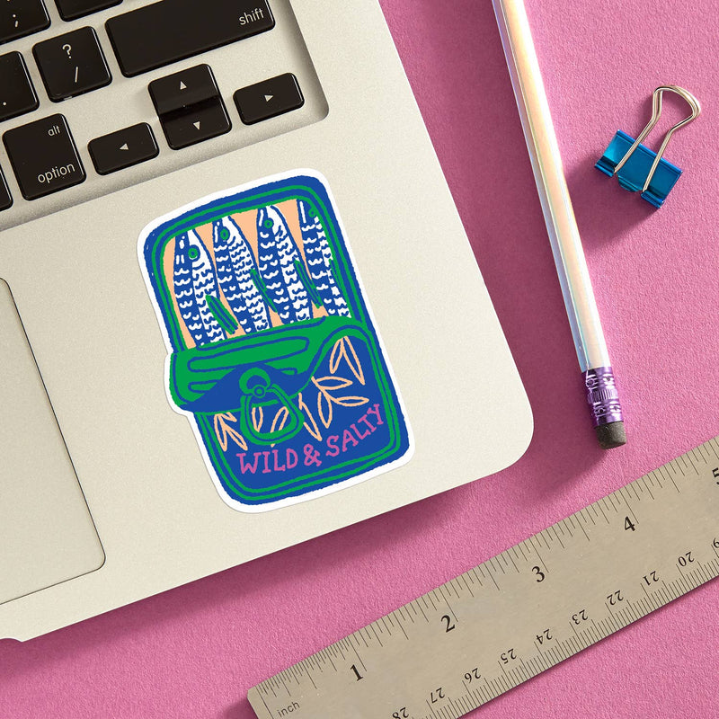 Wild & Salty Sardines Sticker