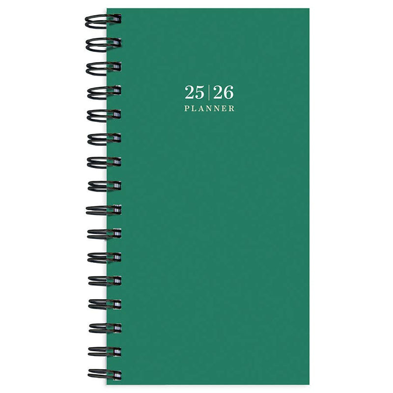 Small Weekly/Monthly Planner 2025-2026 - Grass Green