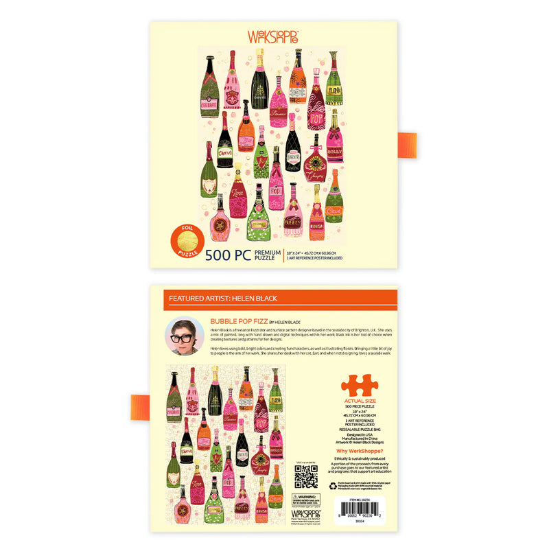 Bubble Pop Fizz 500 Piece Puzzle