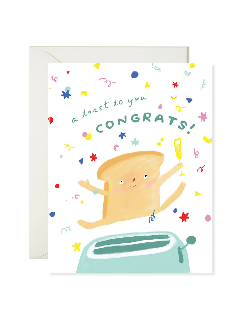 A Toast To You Congratulations Card