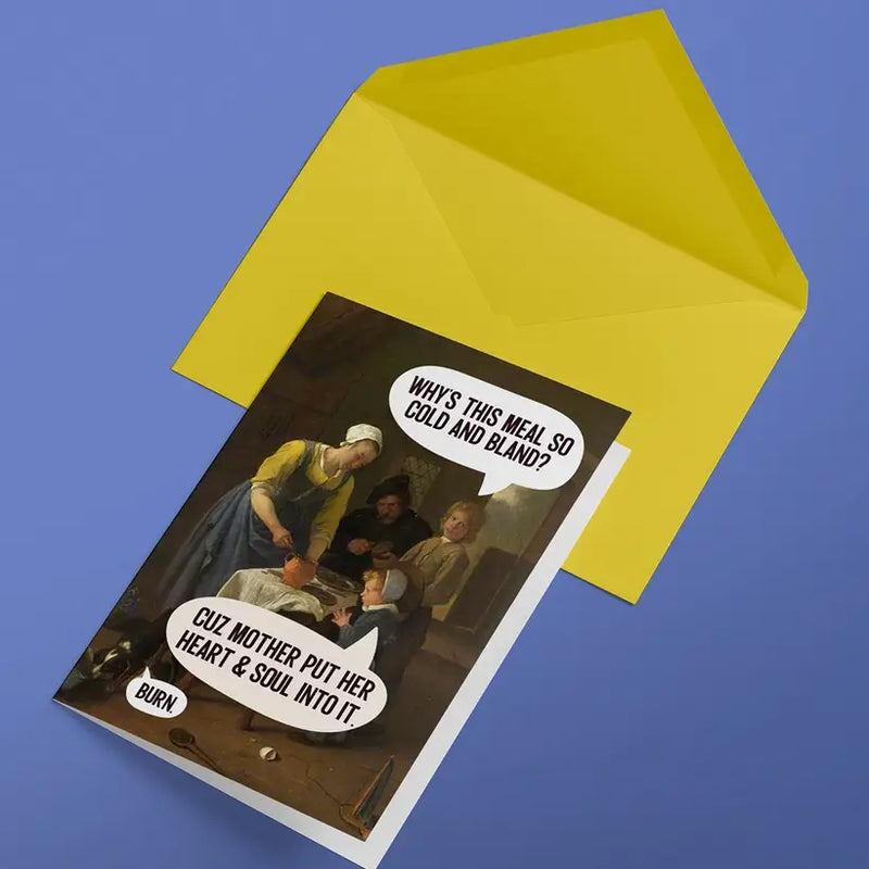 Cold and Bland Greeting Card