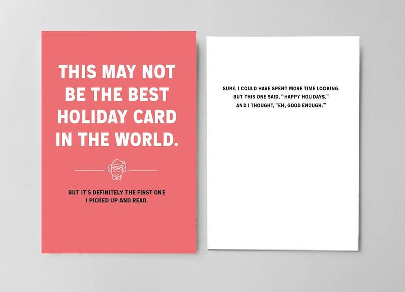 May Not Be The Best Holiday Card