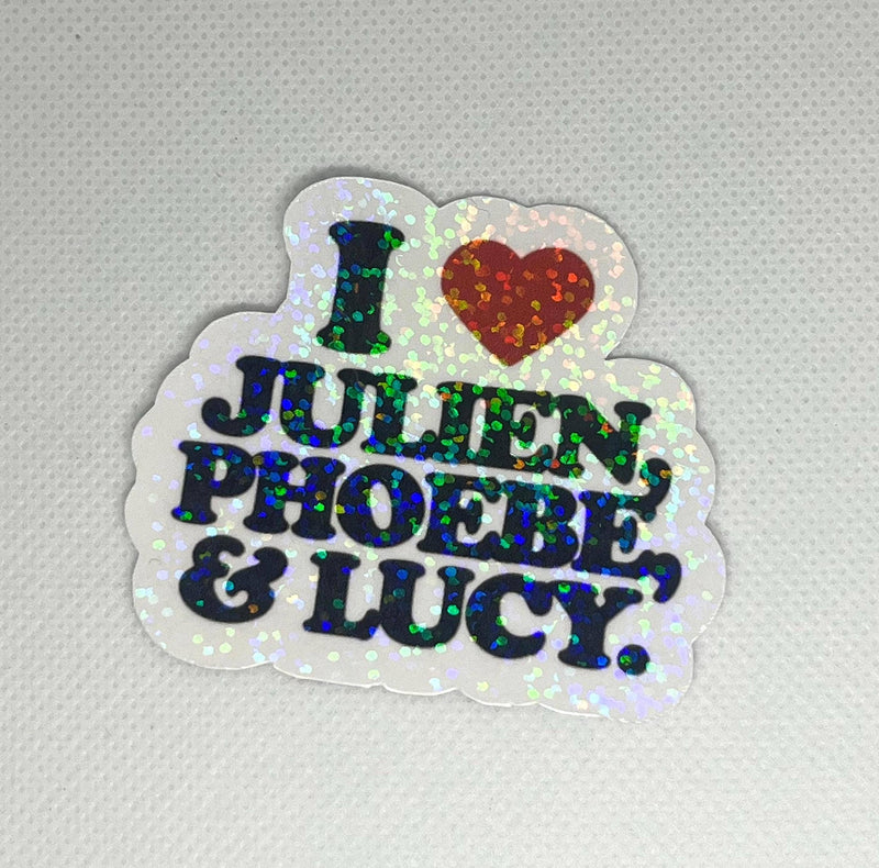 Boygenius Glitter Sticker