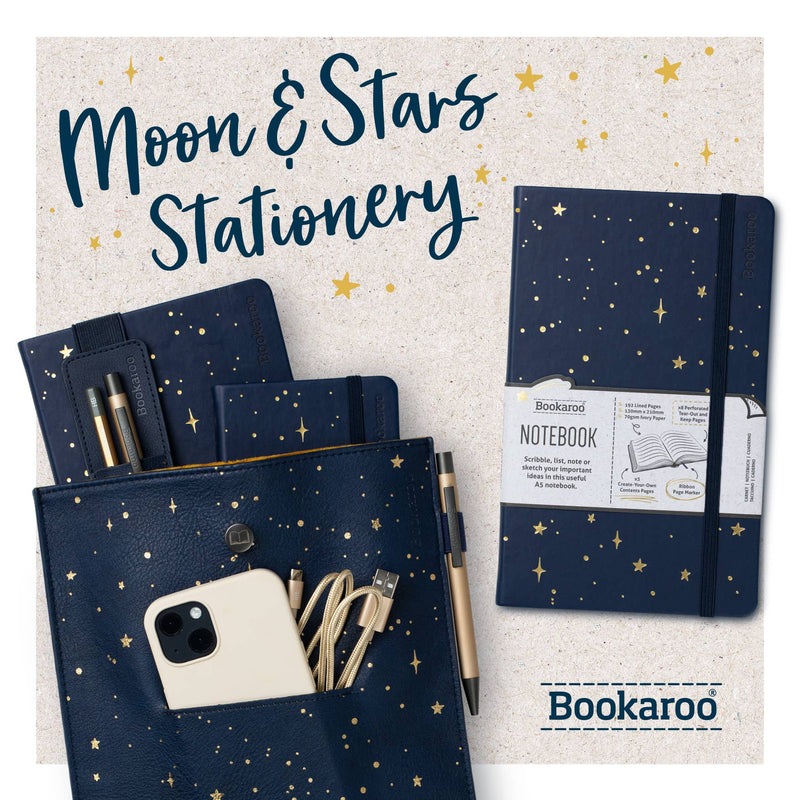 Bookaroo Moon & Stars Notebook
