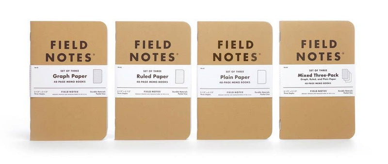 Field Notes Original Kraft 3-Packs