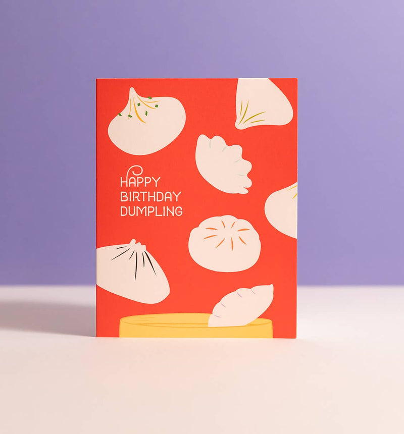 Dumpling Birthday Card