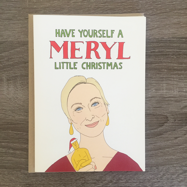 Meryl Little Christmas Holiday Card