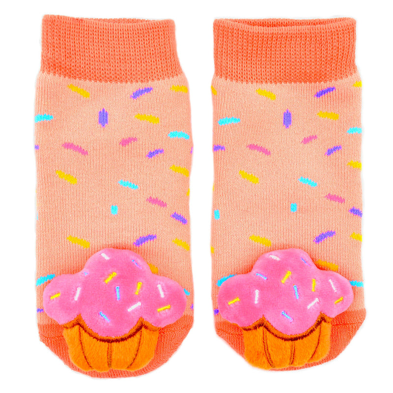 Sweet Cupcake Boogie Toes Rattle Socks